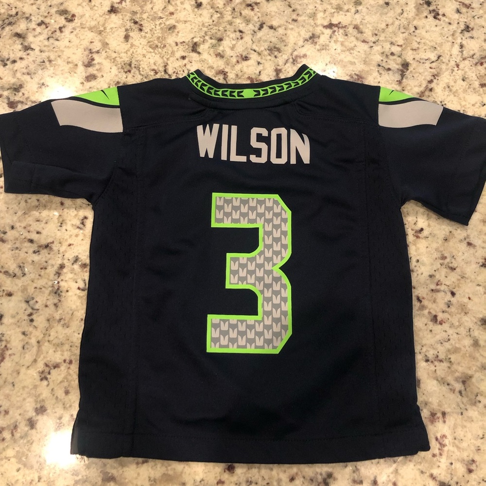 Nike Russell Wilson Seattle Seahawks Game Jersey